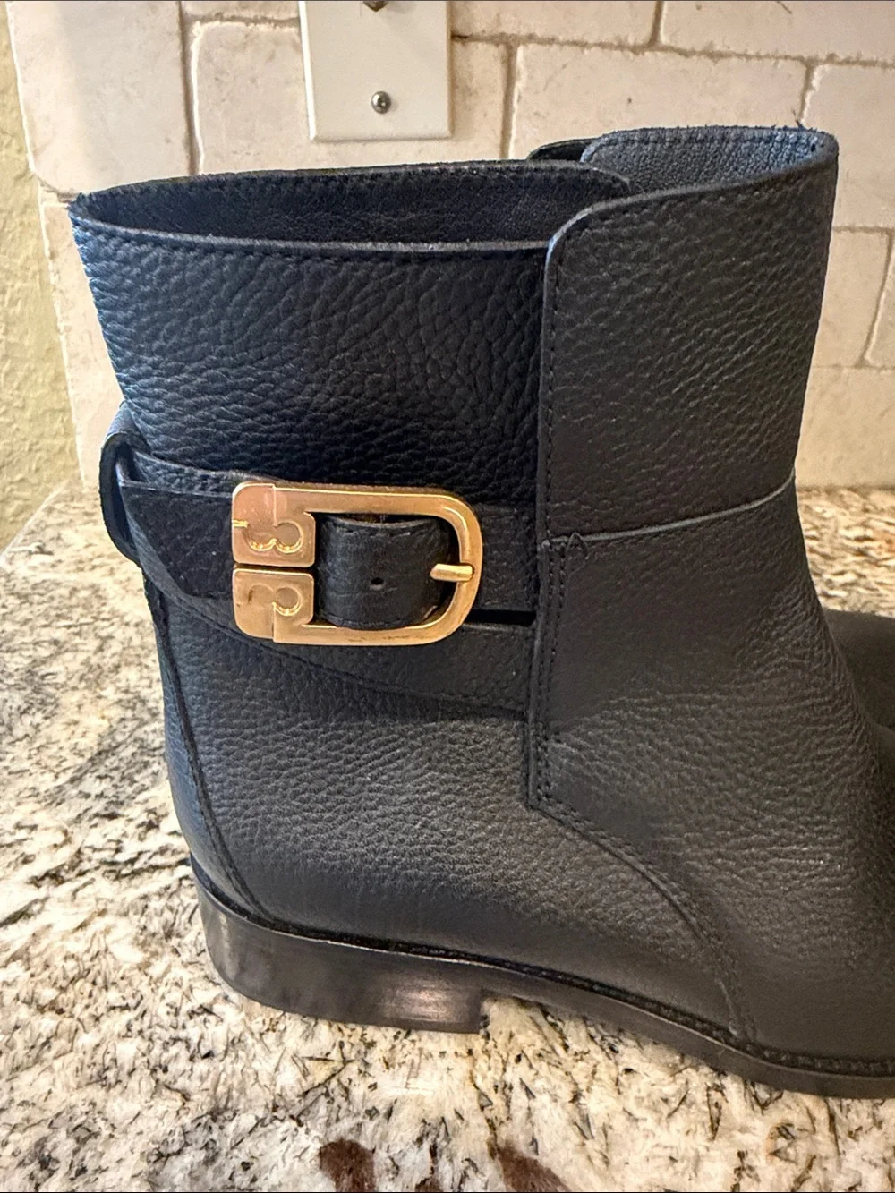 Tory Burch Brooke Ankle Boot in Black Leather